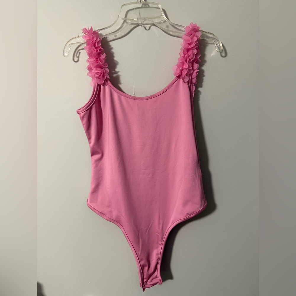 NWOT Shein Pink Bodysuit